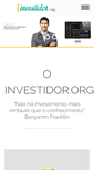Mobile Screenshot of investidor.org